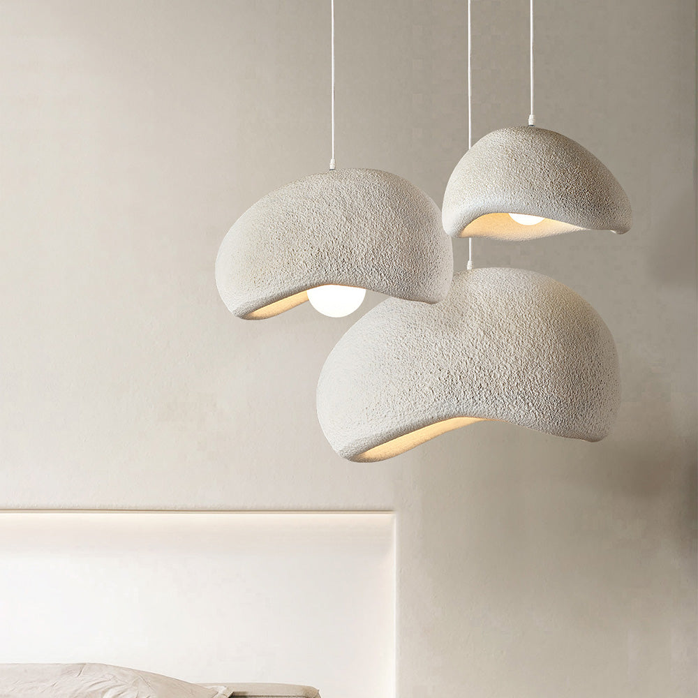 CALORA_ Cloud Linear Wabi-sabi Hanglamp - Glas en Metaal, 1 Fitting E27
