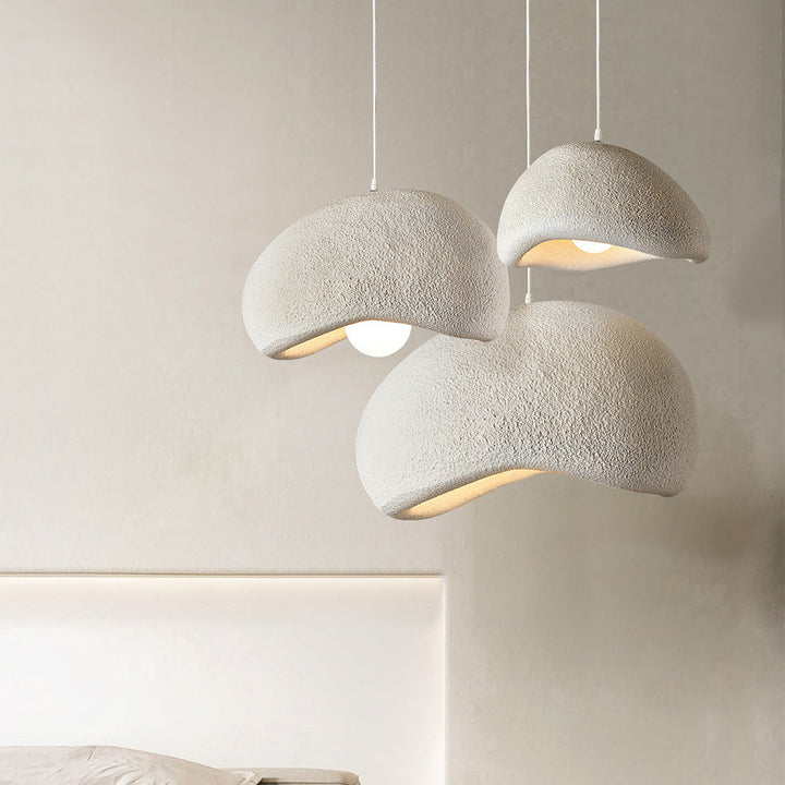 CALORA_ Cloud Linear Wabi-sabi Hanglamp - Glas en Metaal, 1 Fitting E27