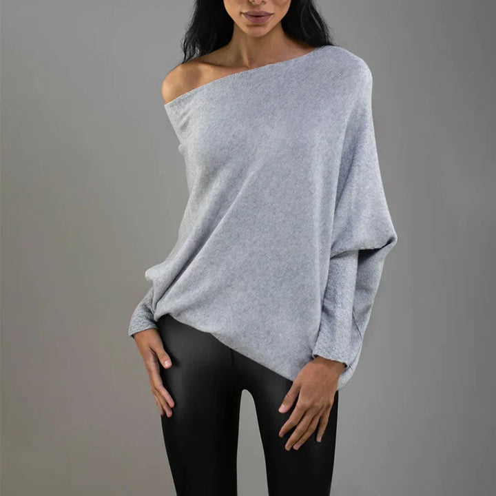 Saint Luré | Luxe trui Sweater met open hals