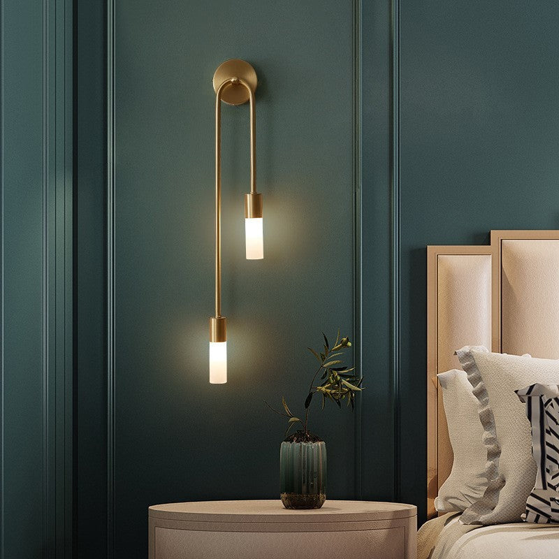 CALORA_ Hinkleyon | Moderne Gouden LED Wandlamp 2-Lichts