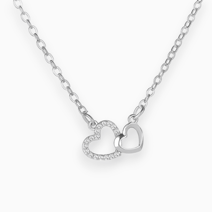 AMORE | Verfijnde Verbondenheid Hartjes Ketting