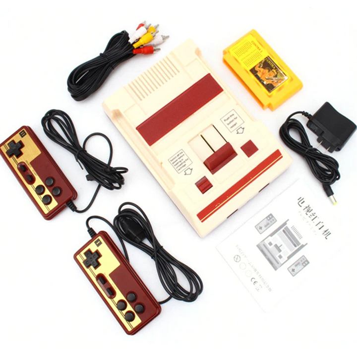 CALORA_ RetroGameMaster | Retro Console X4 Pro l met 2 Controllers en 500+ Spellen l AV Aansluiting voor TV