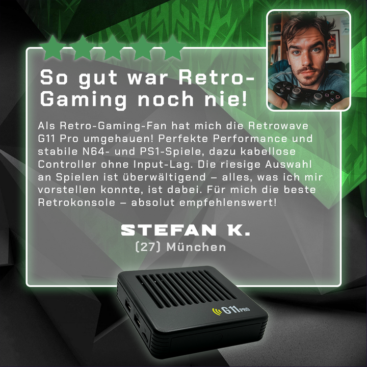 CALORA_ Gamexcape G11 Pro | Retro Gameconsole met Controllers