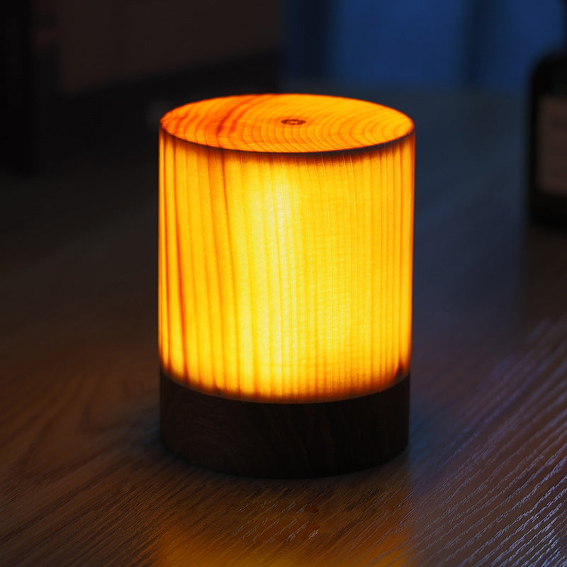 CALORA_ Artelune | Houten LED Tafellamp met Accu en Touch Control