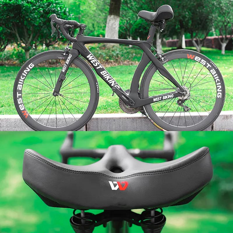 CALORA_ LEVIT BIKES | Breed comfortabel Fietszadel tegen zadelpijn