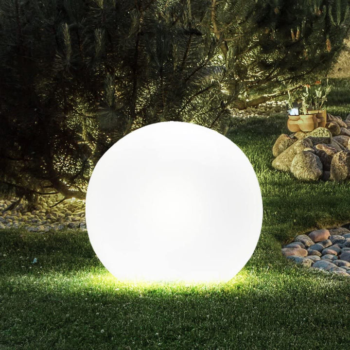 CALORA_ Moderne Bolvormige LED Tuinlamp voor Buiten en Binnen met Draadloze Oplaadbare Batterij