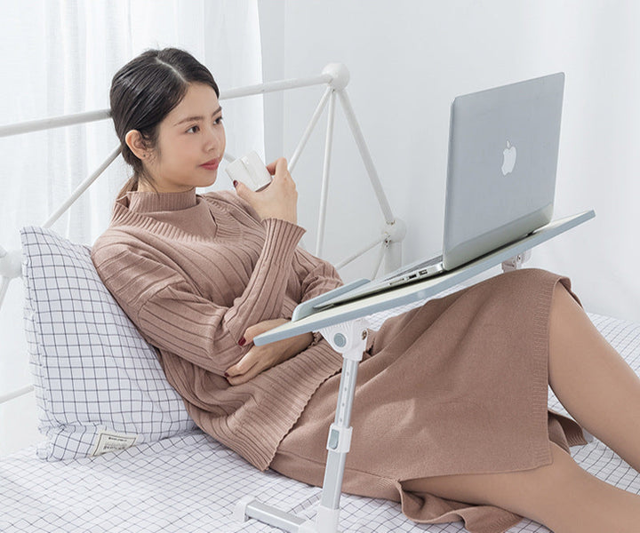 CALORA_ Vouwbare Laptoptafel voor Bed - Minimalistisch Ontwerp voor Studenten