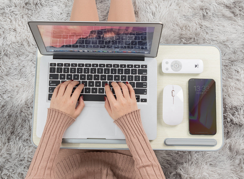 CALORA_ Vouwbare Laptoptafel voor Bed - Minimalistisch Ontwerp voor Studenten