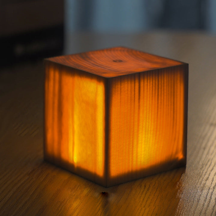 CALORA_ Artelune | Houten LED Tafellamp met Accu en Touch Control