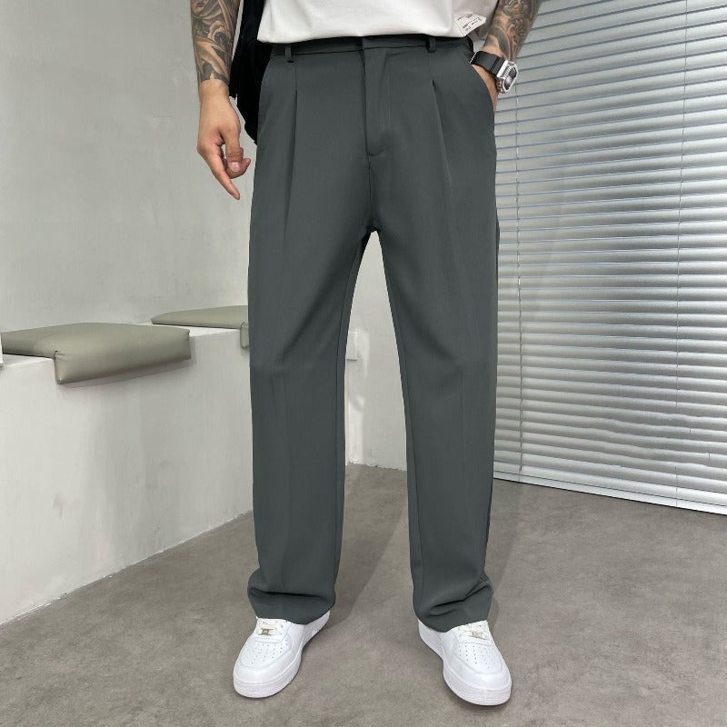 CALORA_ Stijlvolle Elegante Vrijetijdsbroek voor Heren met Comfortabele Pasvorm