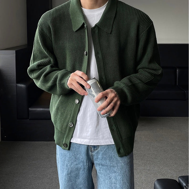 CALORA_ Elegante Geribbelde Cardigan Vest