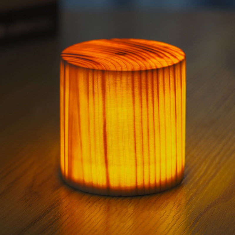 CALORA_ Artelune | Houten LED Tafellamp met Accu en Touch Control