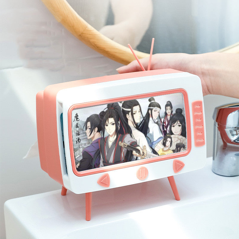 DecoArty | Designer TV Tissue Box - Voor mobiel TV kijken