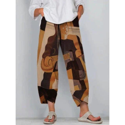 Stijlvolle losse Broek met print voor dames