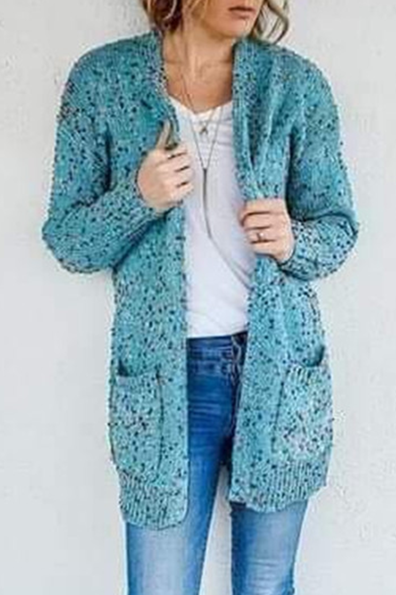 Pravina | Casual patchwork Cardigan Vest met zakken