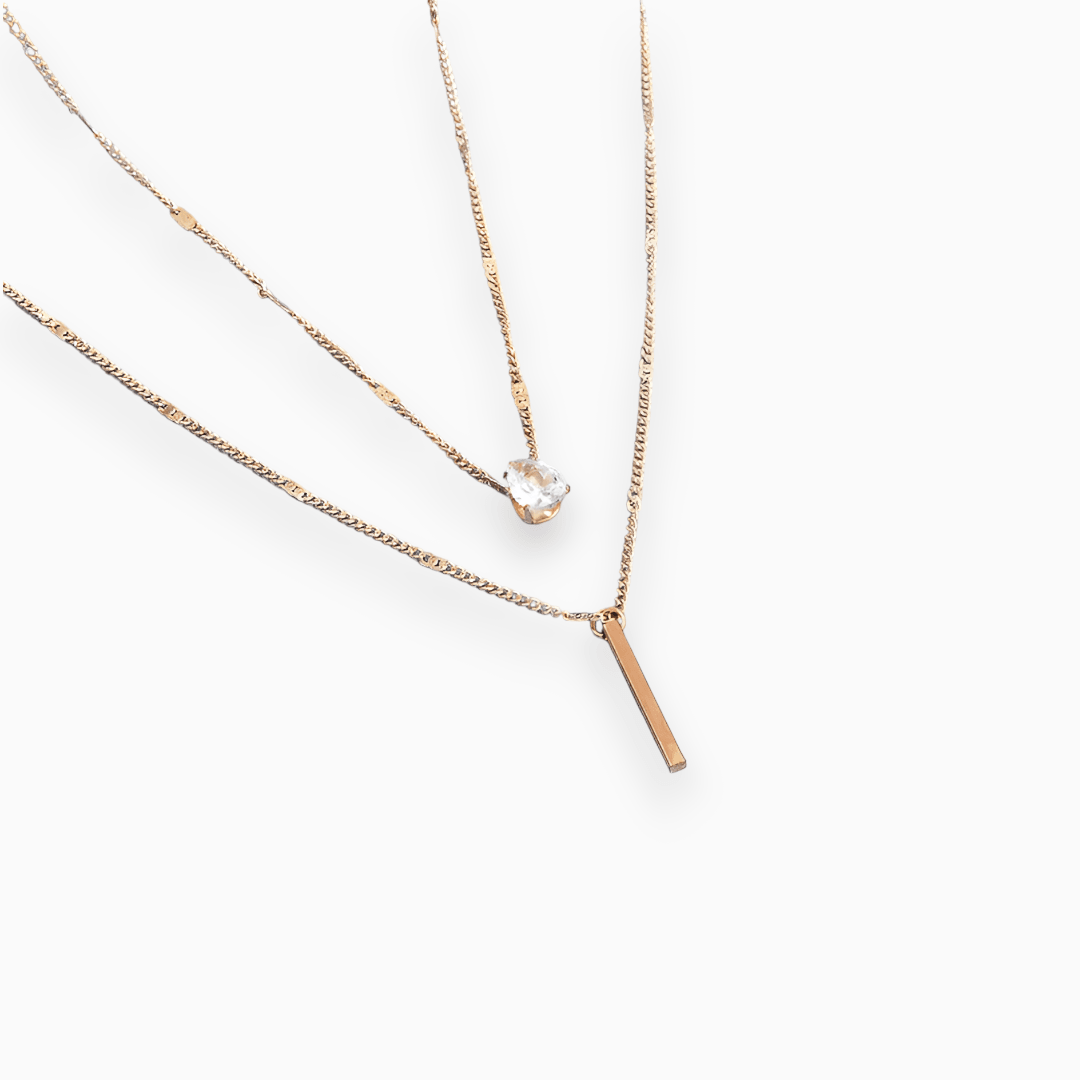 Luna | Luxe Stralende Raster Ketting