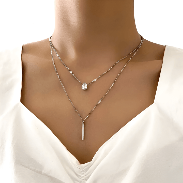 Luna | Luxe Stralende Raster Ketting