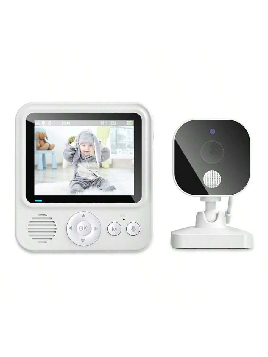 CALORA_ Draadloze Babyfoon met 2,8" Oplaadbaar Scherm en Tweerichtingsgesprek