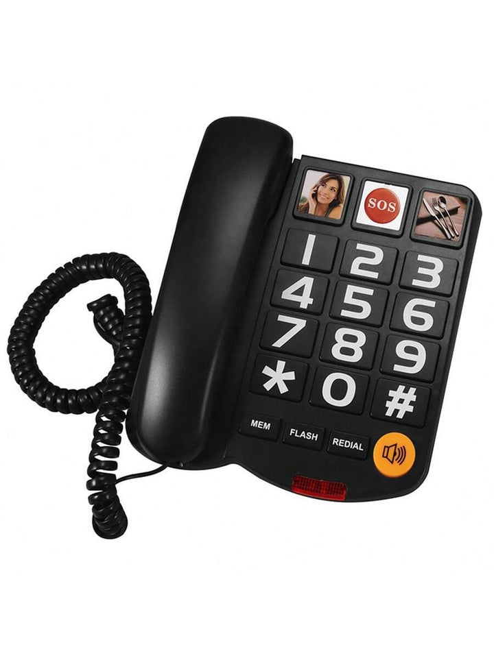 CALORA_ Senioren Kabeltelefoon voor Thuis - Stijlvol en Duurzaam