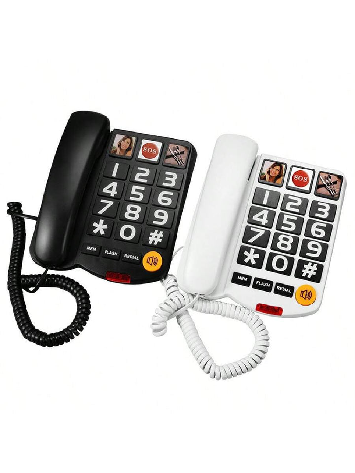 CALORA_ Senioren Kabeltelefoon voor Thuis - Stijlvol en Duurzaam