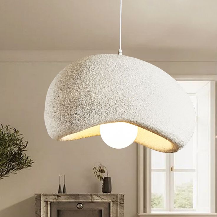 CALORA_ Cloud Linear Wabi-sabi Hanglamp - Glas en Metaal, 1 Fitting E27