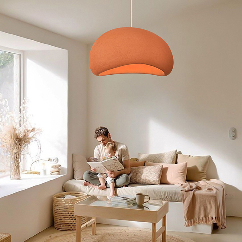 CALORA_ Cloud Linear Wabi-sabi Hanglamp - Glas en Metaal, 1 Fitting E27