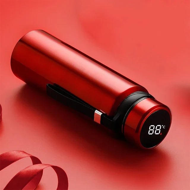 CALORA_ Hydrova | RVS Drink Thermosfles met temperatuur display - 24 Uur Warm en Koud