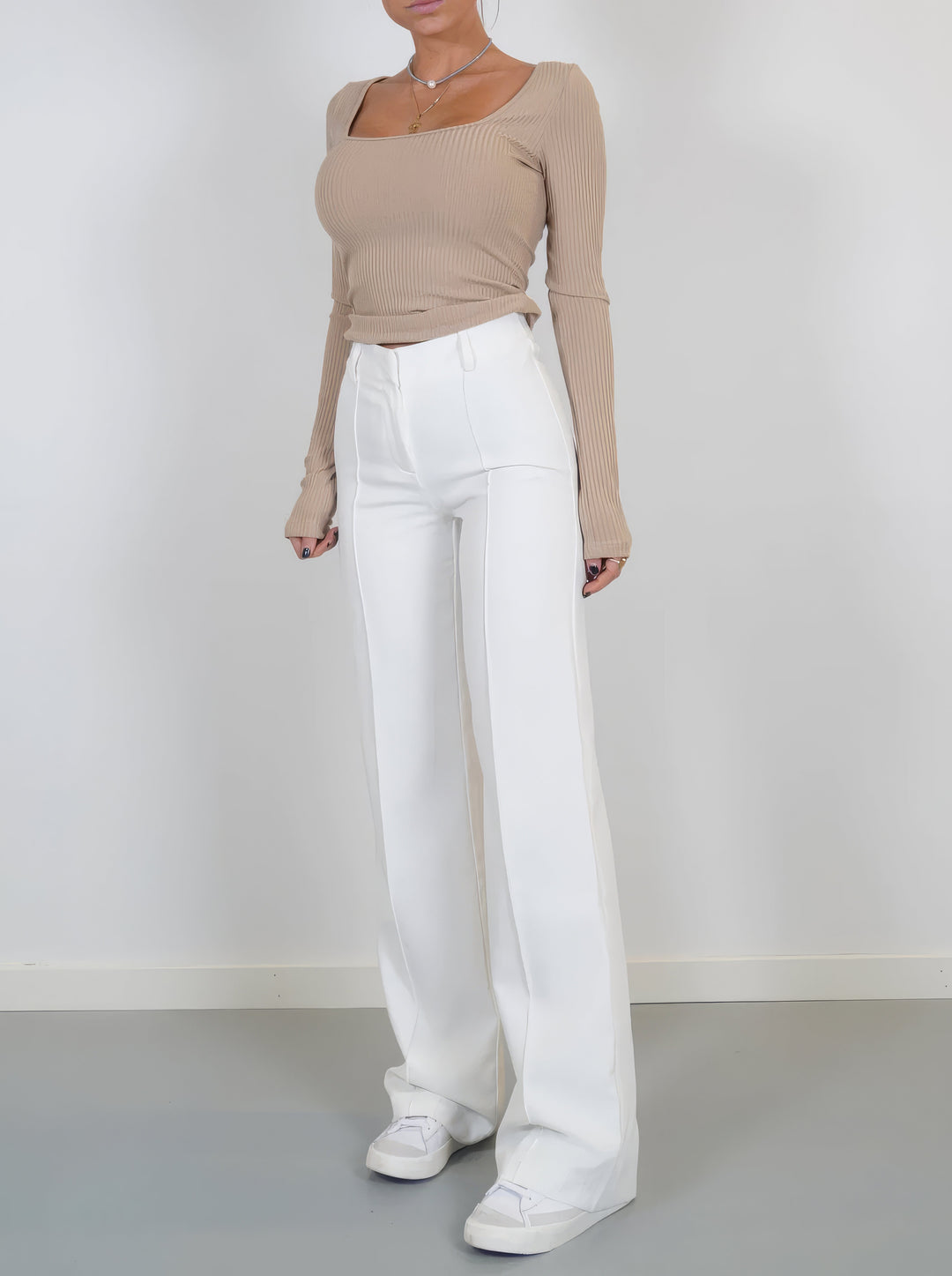 Fayana | Stijlvolle Pantalon met hoge Taille