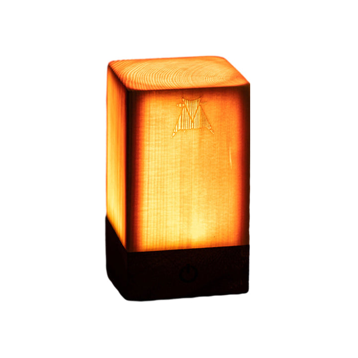 CALORA_ Artelune | Houten LED Tafellamp met Accu en Touch Control
