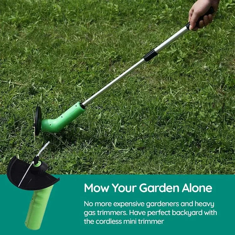 CALORA_ GardenPro | Draadloze Mini Grastrimmer voor een Perfect Onderhouden Tuin