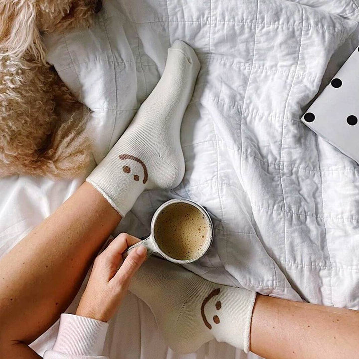 CALORA_ Happy Face Sokkenpakket met Vrolijke Gezichtjes voor Elke Outfit