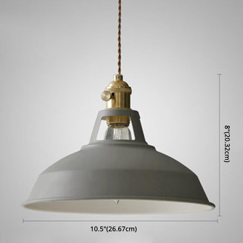 CALORA_ FlokLicht | Industriële Retro Metalen Hanglamp met 1 Lichtpunt voor Eetruimtes en Restaurants