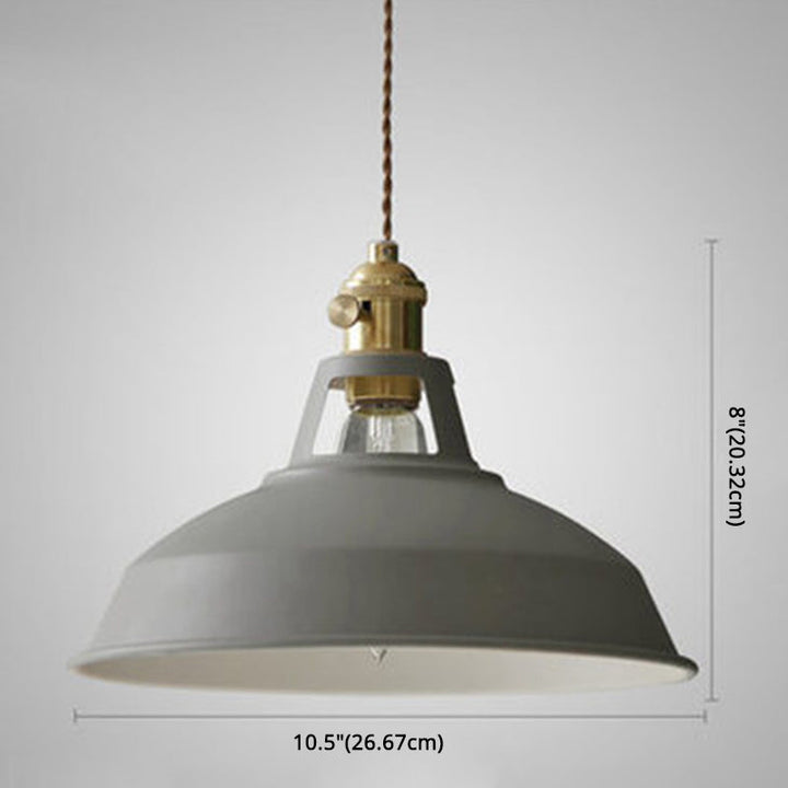 CALORA_ FlokLicht | Industriële Retro Metalen Hanglamp met 1 Lichtpunt voor Eetruimtes en Restaurants