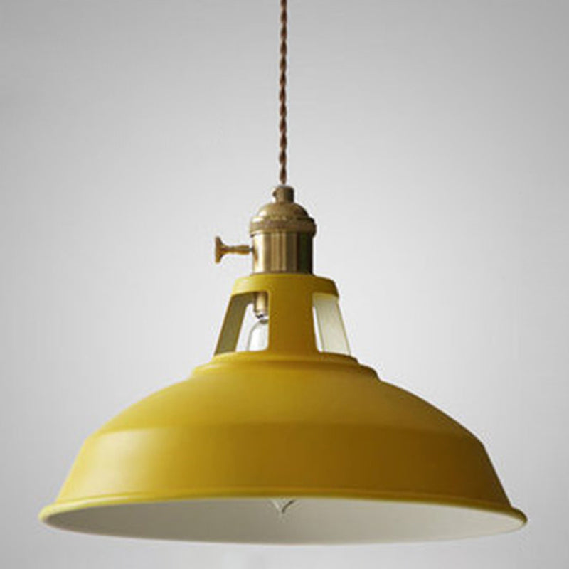 CALORA_ FlokLicht | Industriële Retro Metalen Hanglamp met 1 Lichtpunt voor Eetruimtes en Restaurants