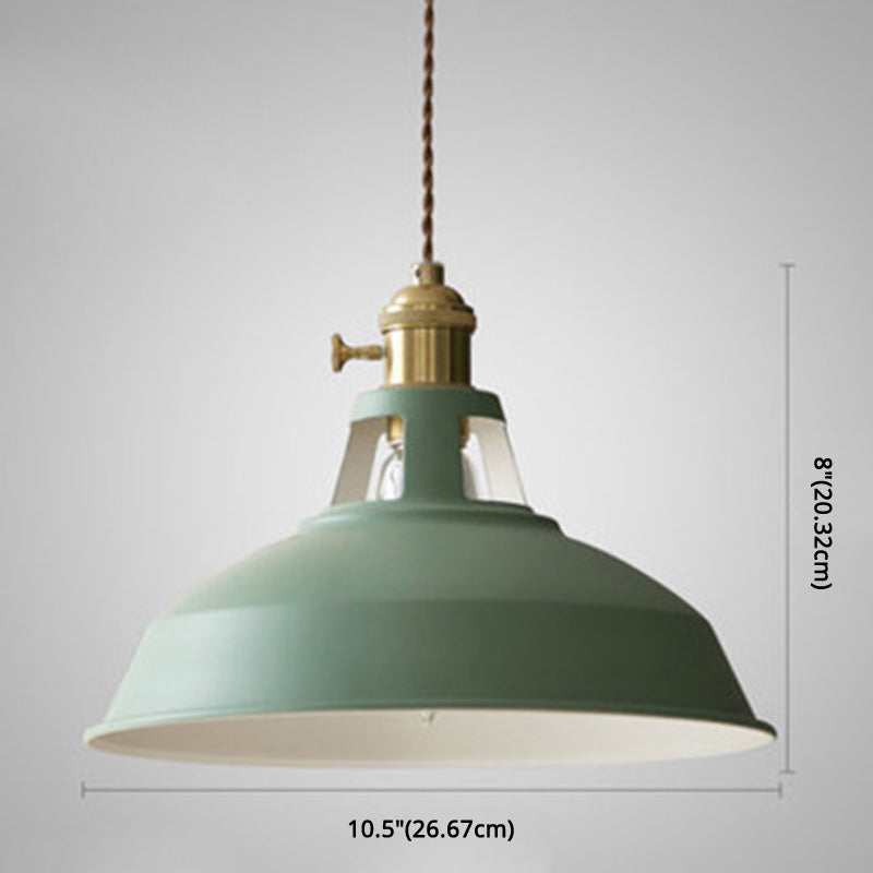 CALORA_ FlokLicht | Industriële Retro Metalen Hanglamp met 1 Lichtpunt voor Eetruimtes en Restaurants