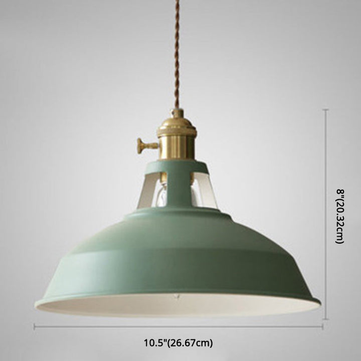 CALORA_ FlokLicht | Industriële Retro Metalen Hanglamp met 1 Lichtpunt voor Eetruimtes en Restaurants