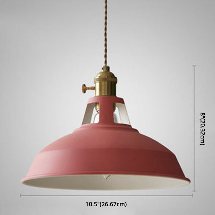CALORA_ FlokLicht | Industriële Retro Metalen Hanglamp met 1 Lichtpunt voor Eetruimtes en Restaurants