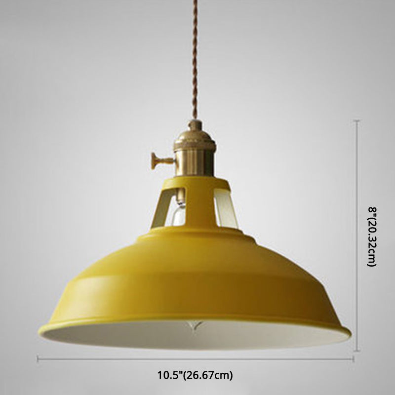CALORA_ FlokLicht | Industriële Retro Metalen Hanglamp met 1 Lichtpunt voor Eetruimtes en Restaurants