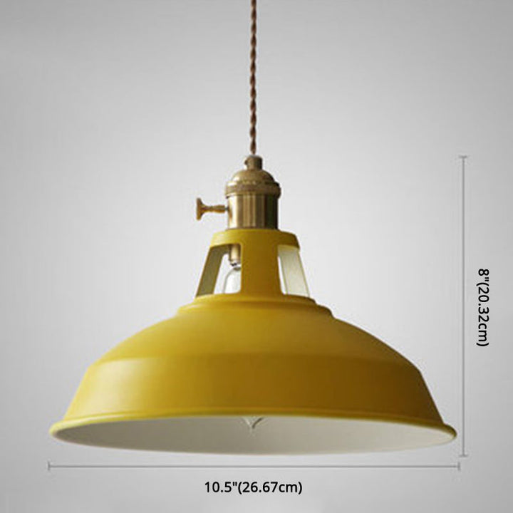 CALORA_ FlokLicht | Industriële Retro Metalen Hanglamp met 1 Lichtpunt voor Eetruimtes en Restaurants