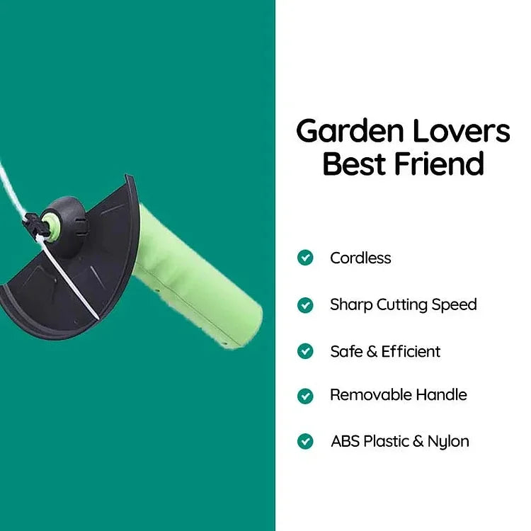 CALORA_ GardenPro | Draadloze Mini Grastrimmer voor een Perfect Onderhouden Tuin