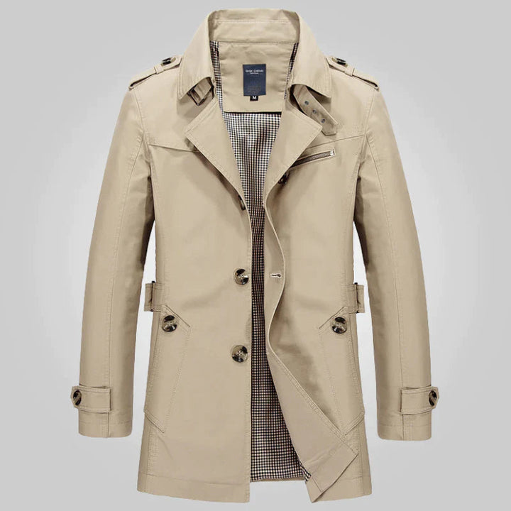 William | Elegante trenchcoat knopen