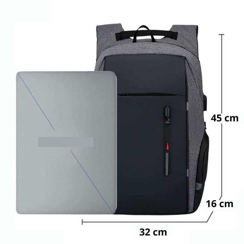 Waterafstotende Laptop Rugzak met USB Poort - Geschikt voor 15.6 inch Laptops