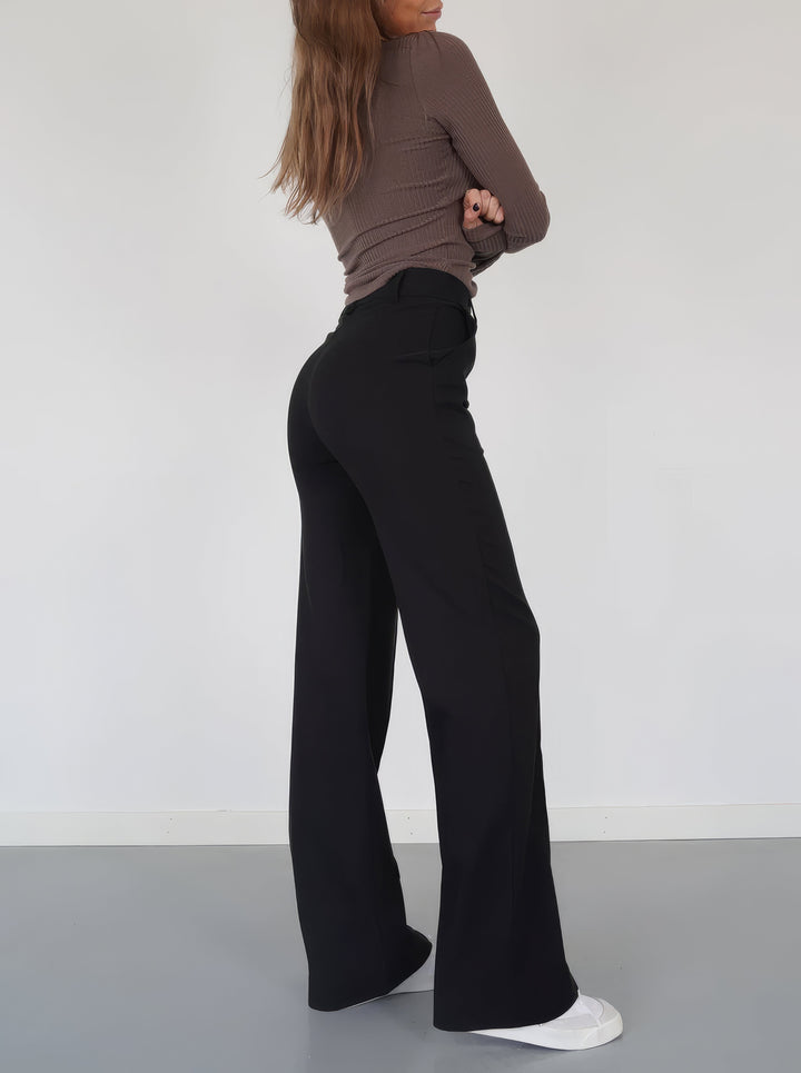 Fayana | Stijlvolle Pantalon met hoge Taille