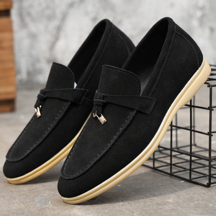 Davide | Luxueuze suede Loafers instappers met Tassel