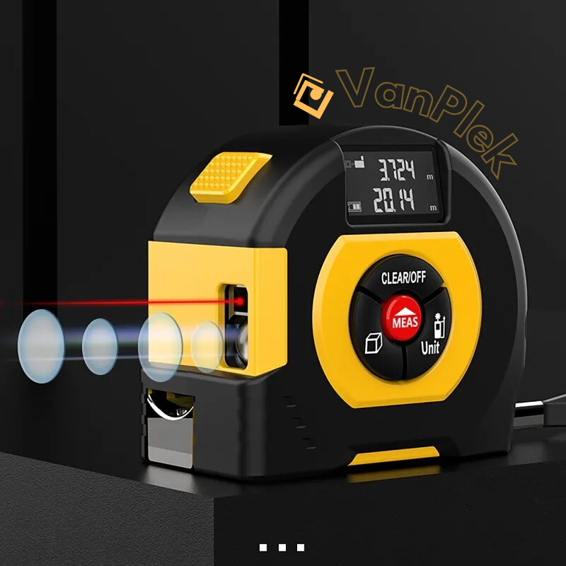 CALORA_ Duratex | 3-in-1 Infrarood Laser Meetlint - Laser & Traditioneel Rolmaat in eén