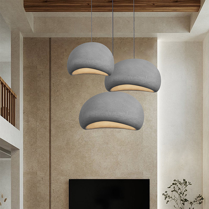 CALORA_ Cloud Linear Wabi-sabi Hanglamp - Glas en Metaal, 1 Fitting E27