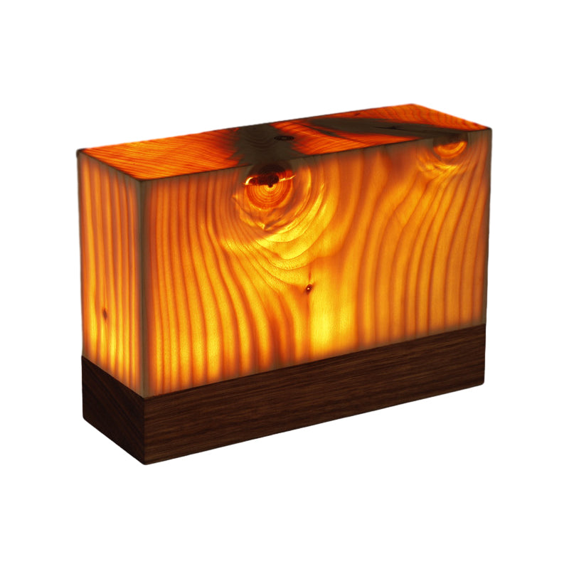 CALORA_ Artelune | Houten LED Tafellamp met Accu en Touch Control