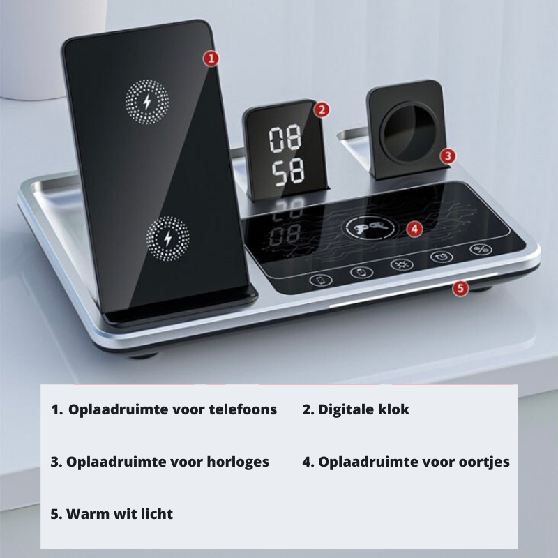 CALORA_ Voltify | Design Oplaadstation voor Snel Draadloos Opladen