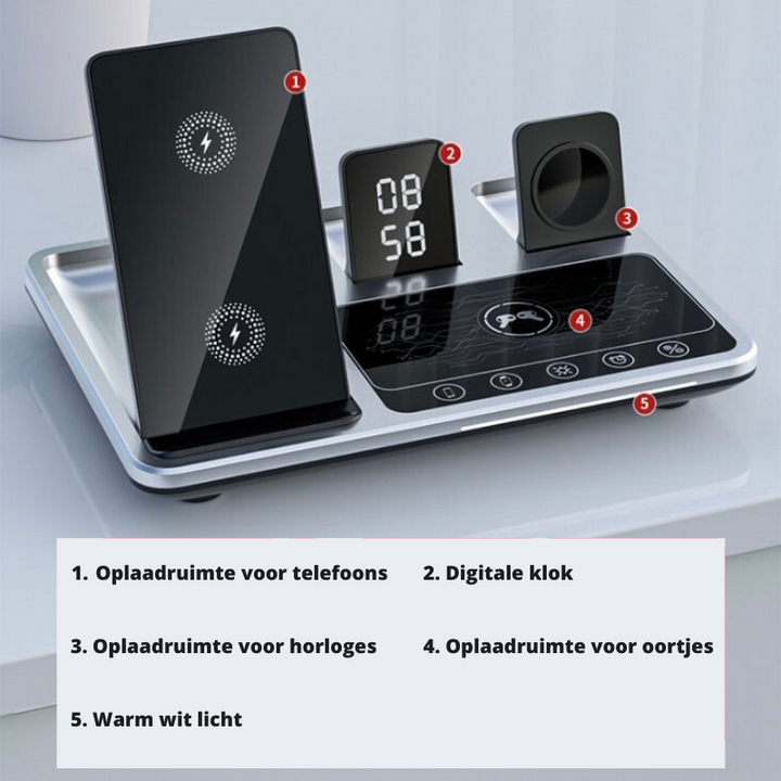 CALORA_ Voltify | Design Oplaadstation voor Snel Draadloos Opladen