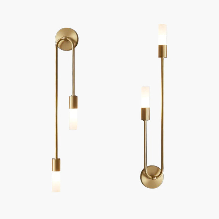 CALORA_ Hinkleyon | Moderne Gouden LED Wandlamp 2-Lichts